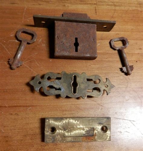 antique steel lock box|replacement locks for antique furniture.